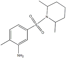  5-[(2,6-dimethylpiperidine-1-)sulfonyl]-2-methylaniline