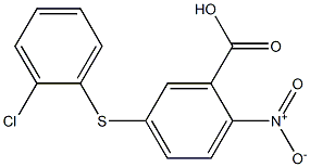 5-[(2-chlorophenyl)sulfanyl]-2-nitrobenzoic acid Structure