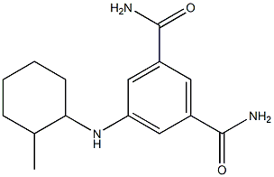 5-[(2-methylcyclohexyl)amino]benzene-1,3-dicarboxamide,,结构式