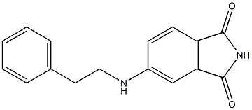 5-[(2-phenylethyl)amino]-2,3-dihydro-1H-isoindole-1,3-dione Structure
