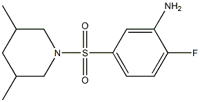 5-[(3,5-dimethylpiperidine-1-)sulfonyl]-2-fluoroaniline