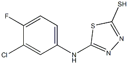  5-[(3-chloro-4-fluorophenyl)amino]-1,3,4-thiadiazole-2-thiol