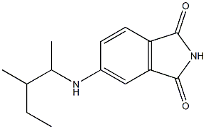 5-[(3-methylpentan-2-yl)amino]-2,3-dihydro-1H-isoindole-1,3-dione Structure