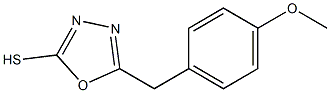 5-[(4-methoxyphenyl)methyl]-1,3,4-oxadiazole-2-thiol Structure