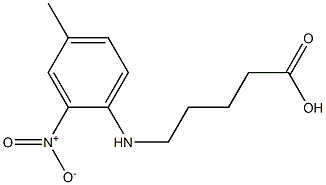 5-[(4-methyl-2-nitrophenyl)amino]pentanoic acid|