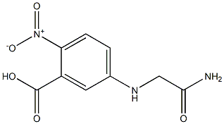 5-[(carbamoylmethyl)amino]-2-nitrobenzoic acid,,结构式