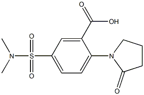 5-[(dimethylamino)sulfonyl]-2-(2-oxopyrrolidin-1-yl)benzoic acid