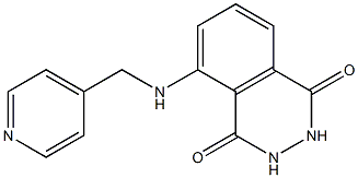 5-[(pyridin-4-ylmethyl)amino]-1,2,3,4-tetrahydrophthalazine-1,4-dione 结构式
