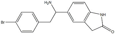 5-[1-amino-2-(4-bromophenyl)ethyl]-2,3-dihydro-1H-indol-2-one