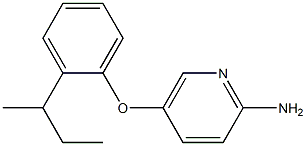 5-[2-(butan-2-yl)phenoxy]pyridin-2-amine Structure