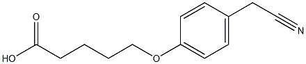 5-[4-(cyanomethyl)phenoxy]pentanoic acid|