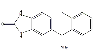 5-[amino(2,3-dimethylphenyl)methyl]-2,3-dihydro-1H-1,3-benzodiazol-2-one 结构式