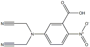  5-[bis(cyanomethyl)amino]-2-nitrobenzoic acid