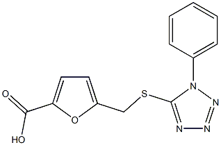 5-{[(1-phenyl-1H-1,2,3,4-tetrazol-5-yl)sulfanyl]methyl}furan-2-carboxylic acid