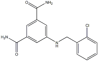 5-{[(2-chlorophenyl)methyl]amino}benzene-1,3-dicarboxamide