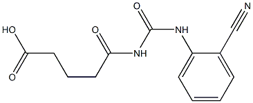  5-{[(2-cyanophenyl)carbamoyl]amino}-5-oxopentanoic acid