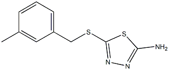 5-{[(3-methylphenyl)methyl]sulfanyl}-1,3,4-thiadiazol-2-amine