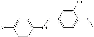 5-{[(4-chlorophenyl)amino]methyl}-2-methoxyphenol