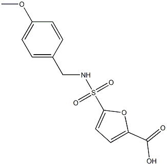 5-{[(4-methoxyphenyl)methyl]sulfamoyl}furan-2-carboxylic acid