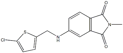 5-{[(5-chlorothiophen-2-yl)methyl]amino}-2-methyl-2,3-dihydro-1H-isoindole-1,3-dione