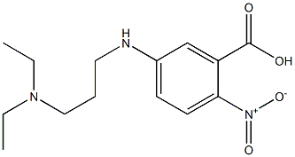 5-{[3-(diethylamino)propyl]amino}-2-nitrobenzoic acid