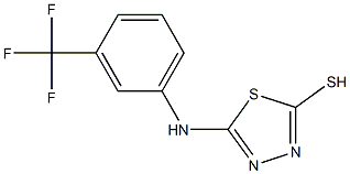 5-{[3-(trifluoromethyl)phenyl]amino}-1,3,4-thiadiazole-2-thiol