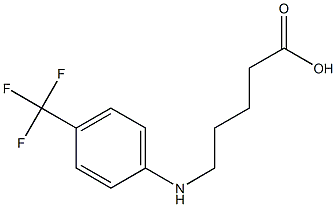 5-{[4-(trifluoromethyl)phenyl]amino}pentanoic acid Structure