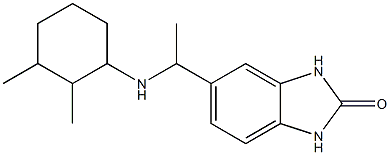 5-{1-[(2,3-dimethylcyclohexyl)amino]ethyl}-2,3-dihydro-1H-1,3-benzodiazol-2-one