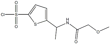 5-{1-[(methoxyacetyl)amino]ethyl}thiophene-2-sulfonyl chloride
