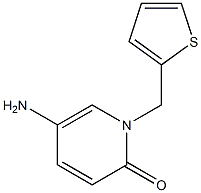 5-amino-1-(thiophen-2-ylmethyl)-1,2-dihydropyridin-2-one Structure