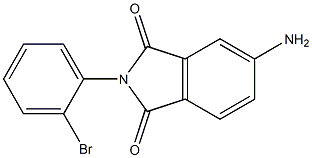 5-amino-2-(2-bromophenyl)-2,3-dihydro-1H-isoindole-1,3-dione Structure