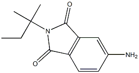 5-amino-2-(2-methylbutan-2-yl)-2,3-dihydro-1H-isoindole-1,3-dione,,结构式