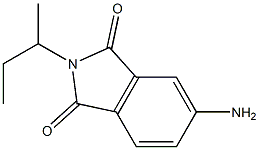 5-amino-2-(butan-2-yl)-2,3-dihydro-1H-isoindole-1,3-dione 结构式