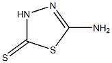 5-amino-2,3-dihydro-1,3,4-thiadiazole-2-thione 结构式