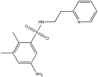 5-amino-2,3-dimethyl-N-[2-(pyridin-2-yl)ethyl]benzene-1-sulfonamide