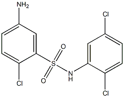 5-amino-2-chloro-N-(2,5-dichlorophenyl)benzene-1-sulfonamide