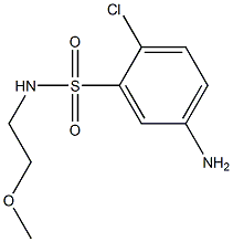 5-amino-2-chloro-N-(2-methoxyethyl)benzene-1-sulfonamide