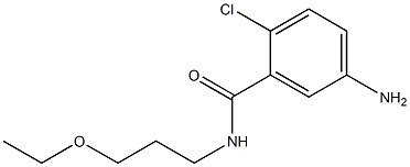 5-amino-2-chloro-N-(3-ethoxypropyl)benzamide Structure