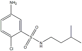 5-amino-2-chloro-N-(3-methylbutyl)benzene-1-sulfonamide|