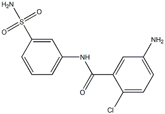 5-amino-2-chloro-N-(3-sulfamoylphenyl)benzamide