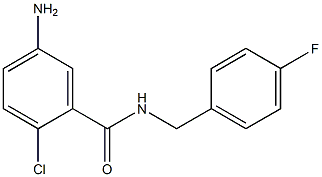 5-amino-2-chloro-N-(4-fluorobenzyl)benzamide Structure