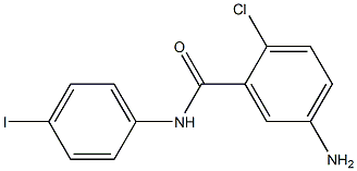 5-amino-2-chloro-N-(4-iodophenyl)benzamide Struktur