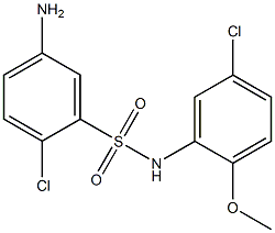 5-amino-2-chloro-N-(5-chloro-2-methoxyphenyl)benzene-1-sulfonamide