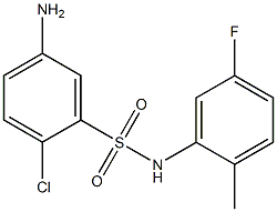 5-amino-2-chloro-N-(5-fluoro-2-methylphenyl)benzene-1-sulfonamide