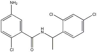 5-amino-2-chloro-N-[1-(2,4-dichlorophenyl)ethyl]benzamide