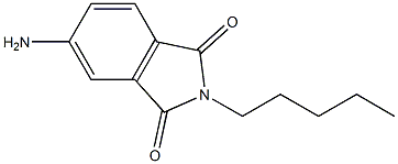 5-amino-2-pentyl-2,3-dihydro-1H-isoindole-1,3-dione,,结构式