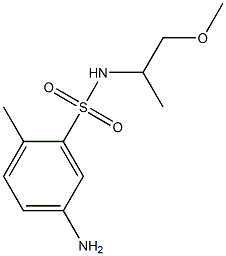 5-amino-N-(1-methoxypropan-2-yl)-2-methylbenzene-1-sulfonamide Structure