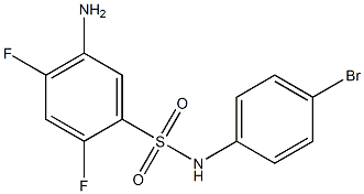 5-amino-N-(4-bromophenyl)-2,4-difluorobenzene-1-sulfonamide