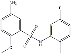 5-amino-N-(5-fluoro-2-methylphenyl)-2-methoxybenzene-1-sulfonamide