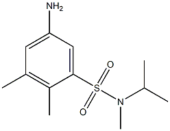 5-amino-N,2,3-trimethyl-N-(propan-2-yl)benzene-1-sulfonamide Structure